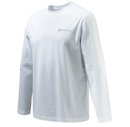 [TB482] T-SHIRT BERETTA TEAM LS WHITE TS482T15570100