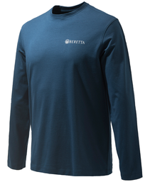 [TBT82] T-SHIRT BERETTA TEAM LS BLUE TOTAL ECLIPSE TS482T15570504