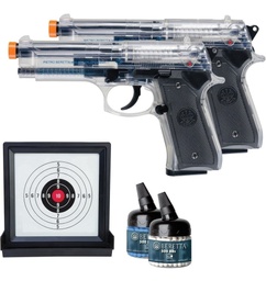 [KITSB] KIT 2 PISTOLAS AIR SOFT BERETTA GAME 2274008