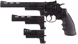 [RCR44] REVOLVER PISTOLA CO2 CROSMAN CAL 4.5 TRIPE THREAT BBS/DIAB CR44TTKT