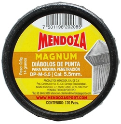 [DDMM5] DIABOLO MENDOZA CAL 5.5 MAGNUM 120 PZAS PAQ-DPM-5.5