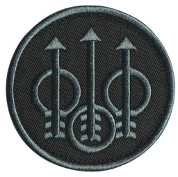 [PB121] PARCHE BERETTA LOGOTIPO TRIDENT VELCRO BLACK OG121E08230099
