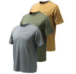 [TB841] T-SHIRT BERETTA SET DE 3 CORPORATE TS COYOTE, SMOKED, GREEN TS841T20810M06