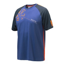 [TB71T] T-SHIRT BERETTA MAN BLUE BERETTA TS971T21450560
