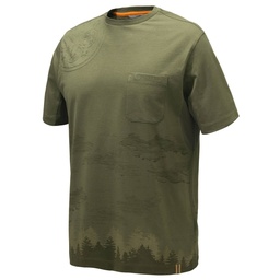 [TB891] T-SHIRT BERETTA FOREST  DARK OLIVE TS891T1557072A