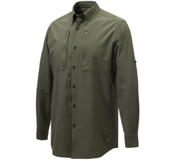 [CB901] CAMISA BERETTA PLAIN LIGHTWEIGHT SHIRT GREEN MOSS LU901T216807AA