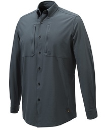 [CB01T] CAMISA BERETTA PLAIN LIGHTWEIGHT SHIRT EBONY LU901T216809OR