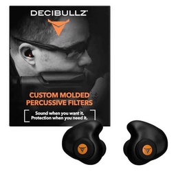 [TADPF] TAPON AUDITIVO DECIBULLZ MOLDED PERCUSSIVE FILTERS FLTR