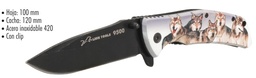 [N9500] NAVAJA LION TOOLS 4&quot; MANGO LOBOS CLIP 9500