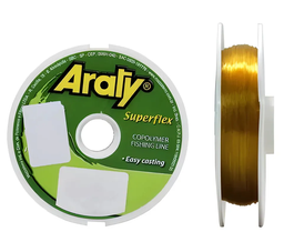 [HG469] HILO MONOFILAMENTO ARATY P/PESCA ORO 100M 0.90MM 15HILONY469MA