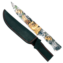 [C8470] CUCHILLO LION TOOLS 8&quot; CALAVERA CON FUNDA 8470