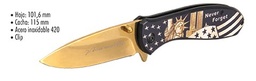 [N8576] NAVAJA LION TOOLS 4&quot; DORADA TORRES 8576