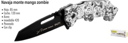 [N9471] NAVAJA LION TOOLS 4&quot; PAVONADA MANGO METAL ZOMBIE CLIP 9471