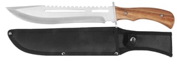 [C8480] CUCHILLO LION TOOLS 10 1/2&quot; MANGO MADERA CON FUNDA 8480