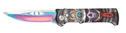 [N9505] NAVAJA LION TOOLS 3&quot; HOJA TRONASOL MANGO CALAVERA 9505