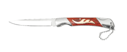 [N9509] NAVAJA LION TOOLS 3&quot; MANGO MADERA CON CADENA 9509