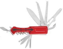 [N7067] NAVAJA LION TOOLS 11 FINCIONES CACHA METAL ROJA 7067