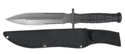 [C9409] CUCHILLO LION TOOLS 7&quot; DOBLE FILO PAVONADO CON FUNDA 9409