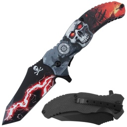 [NJ6RD] NAVAJA JAGUAR POCKET 4.5&quot; SPRING ASSITED KNIFE RT7386PP (copia)