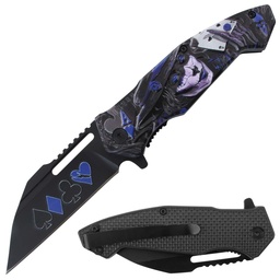 [NJ87B] NAVAJA JAGUAR POCKET 4.5&quot; SPRING ASSITED KNIFE RT-7387YL (copia)