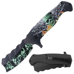 [NJ85G] NAVAJA JAGUAR POCKET 4.5&quot; SPRING ASSITED KNIFE RT-7382BL (copia)