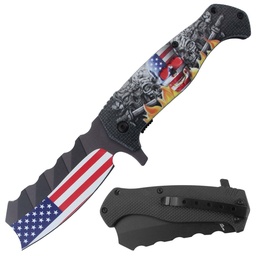 [NJ85U] NAVAJA JAGUAR POCKET 4.5&quot; SPRING ASSITED KNIFE RT-7385RD (copia)