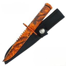 [CJ009] CUCHILLO JAGUAR SURVIVAL 8.5&quot; W/SHEATH RT-9009
