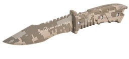 [C9404] CUCHILLO LION TOOLS 4 1/2&quot; HOJA Y MANDO CAMUFLAJE CON FUNDA 9404