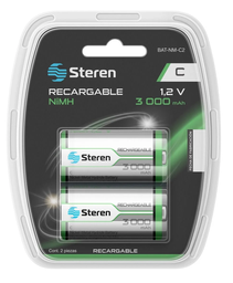 [BACR2] BATERIA STEREN RECARGABLE NIMH BAT-MN-C2