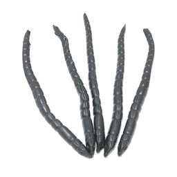 [ANZ13] SEÑUELO PLASTICO GIMBEL P/PESCA 130MM 5PZS NEGRO 05-A 15SENUEL012QI