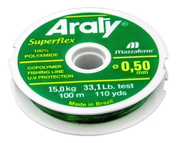 [CHA50] HILO MONOFILAMENTO ARATY P/PESCA MULTICOLOR 100M 0.50MM 15HILONY030MA
