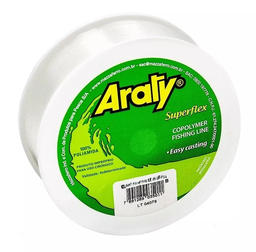 [CHPA5] HILO MONOFILAMENTO ARATY P/PESCA NATURAL 100M 0.45MM 15HILONY640MA