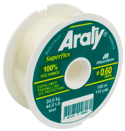 [CHAN6] HILO MONOFILAMENTO ARATY P/PESCA NATURAL 100M 0.60MM 15HILONY053MA
